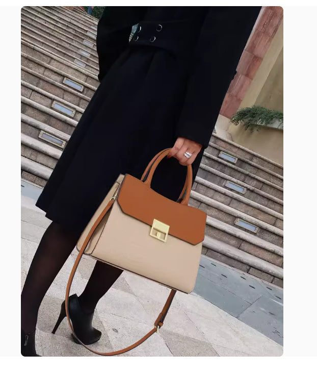 Sac à main carré à la mode et élégant avec motif crocodile, de haute qualité, à porter en bandoulière