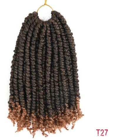 TOMO Pre-twisted Passion Twist Crochet Africain Tresses Crochet Cheveux