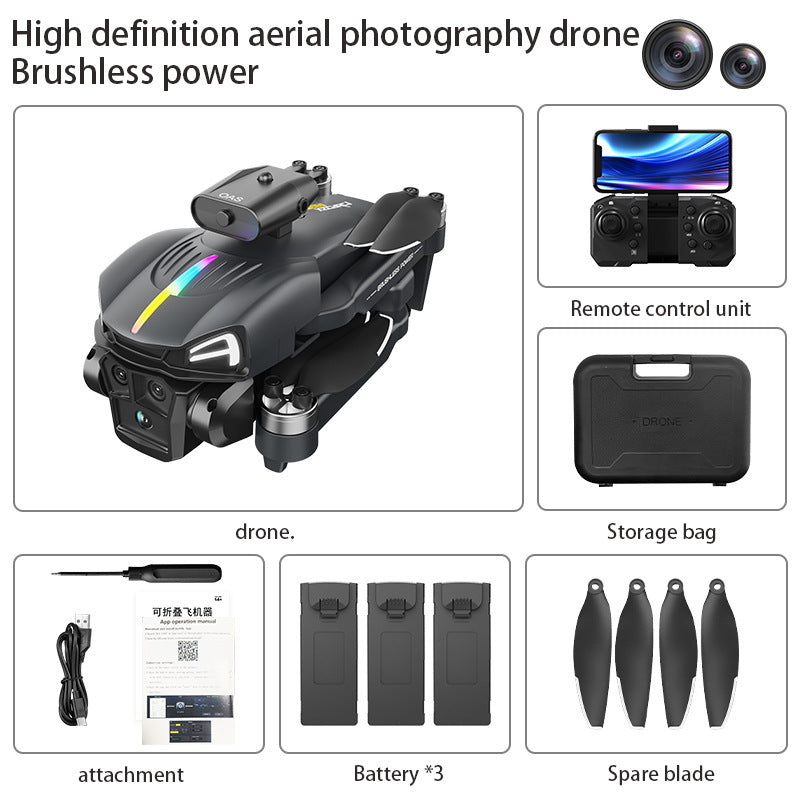 C15 Trois caméras Drone 4K HD pour la photographie aérienne.