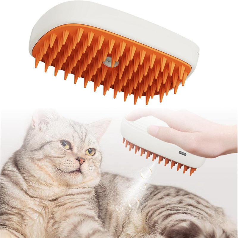 Peigne de massage pour animaux de compagnie Peigne à vapeur pour chat - Ivory Deals Market