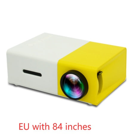 Projecteur portable 3D HD à domicile avec haut-parleur HDMI et port USB, mini projecteur YG300