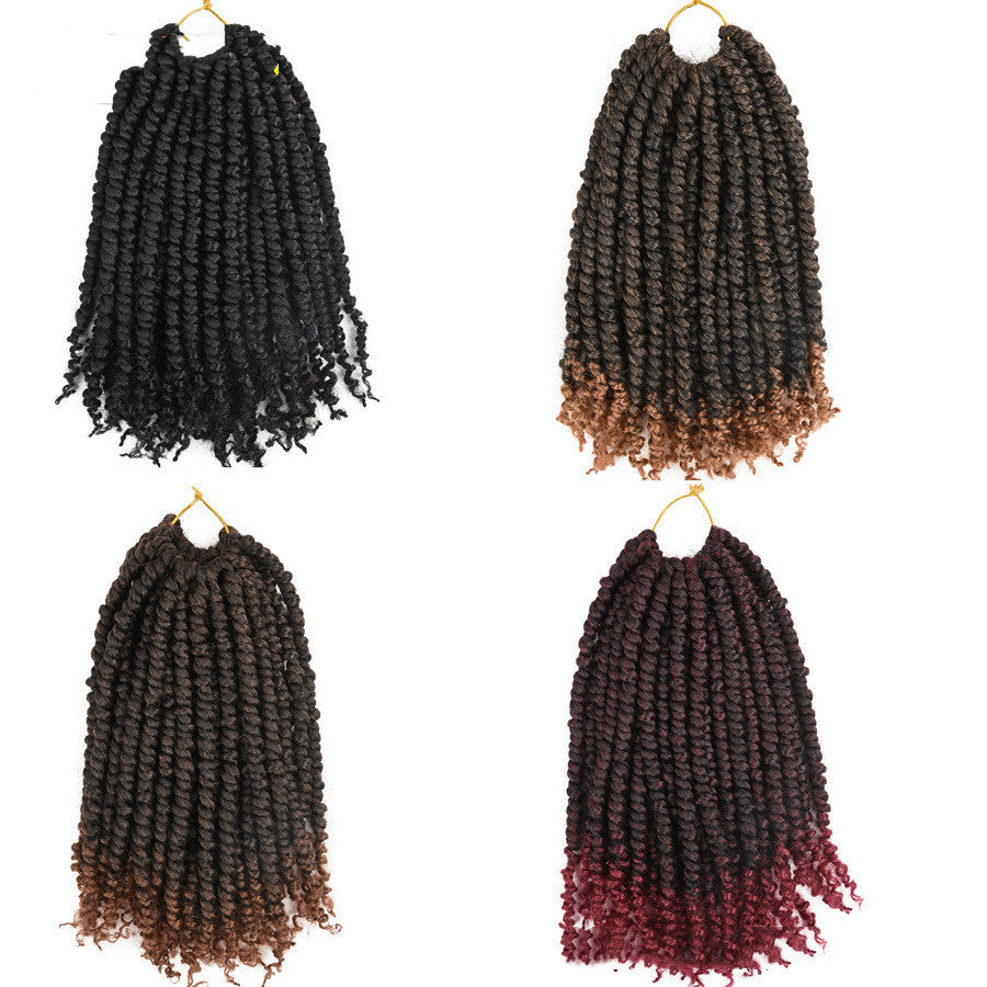 TOMO Pre-twisted Passion Twist Crochet Africain Tresses Crochet Cheveux