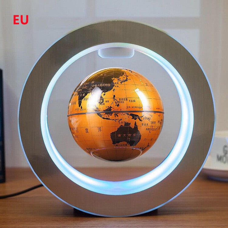 Rond LED Carte du monde Globe flottant Lumière à lévitation magnétique Anti Gravity Magic