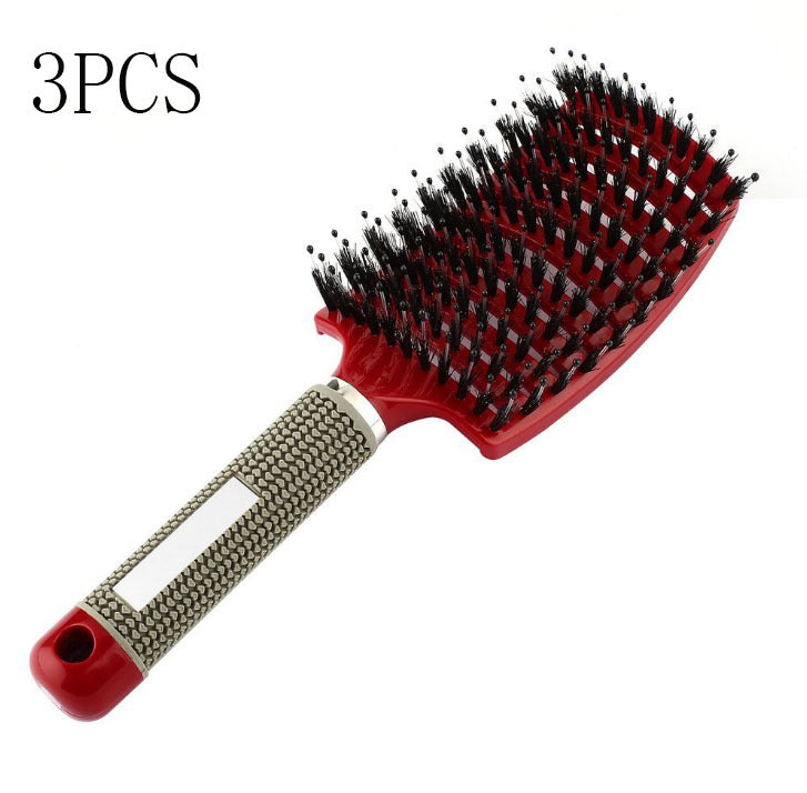 Brosse à cheveux Anti Klit Brushy Haarborstel Femmes Démêlant Brosse à cheveux Poils Nylon Cuir chevelu Massage Teaser Brosse à cheveux Peigne