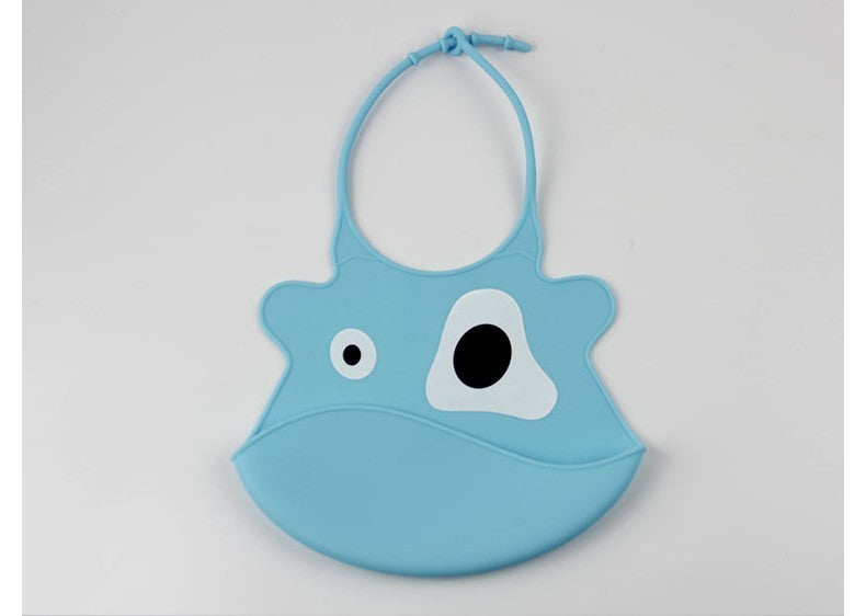 Nouveau design Bavoir pour bébé étanche silicone alimentation bébé salive serviette en gros nouveau-né dessin animé tabliers imperméables pour bébé Bibs