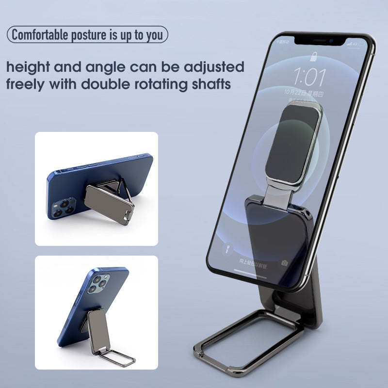 Support de téléphone portable pliable avec anneau, rétractable, pour bureau, avec aimant pour voiture, accessoire de bureau.