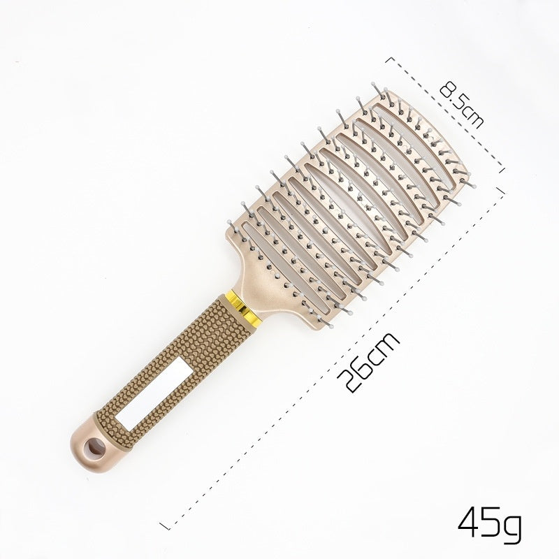 Brosse à cheveux Anti Klit Brushy Haarborstel Femmes Démêlant Brosse à cheveux Poils Nylon Cuir chevelu Massage Teaser Brosse à cheveux Peigne