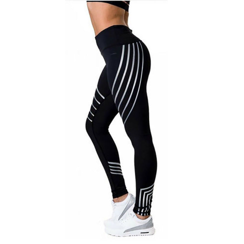 Pantalon de sport réfléchissant pour le yoga.