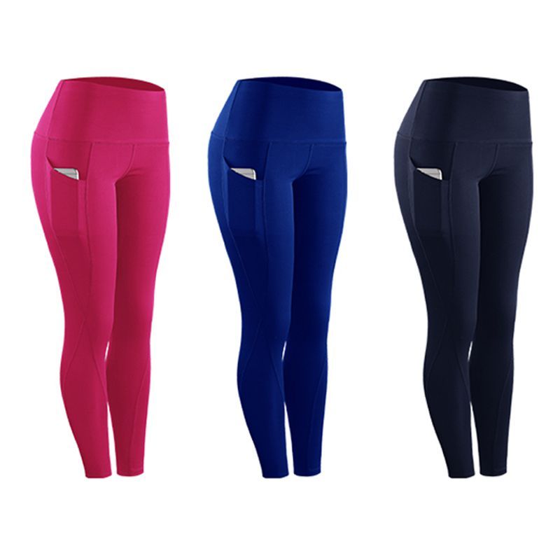 Leggings de compression pour femmes, leggings décontractés extensibles avec poche.