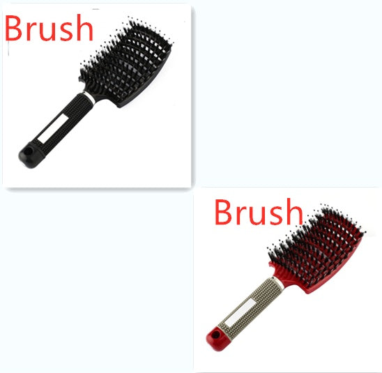 Brosse à cheveux Anti Klit Brushy Haarborstel Femmes Démêlant Brosse à cheveux Poils Nylon Cuir chevelu Massage Teaser Brosse à cheveux Peigne