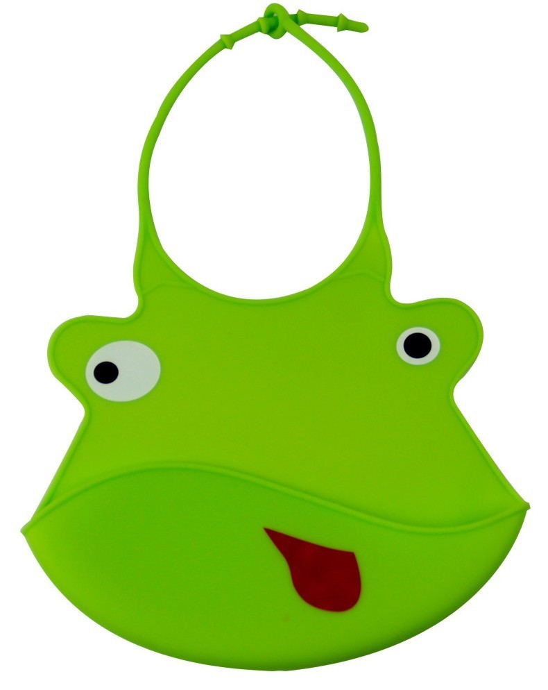 Nouveau design Bavoir pour bébé étanche silicone alimentation bébé salive serviette en gros nouveau-né dessin animé tabliers imperméables pour bébé Bibs