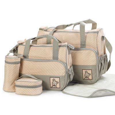 Sac à langer pour bébé Convient pour maman Porte-biberon Bébé Mère Maman Poussette Maternité Sacs à couches Ensembles