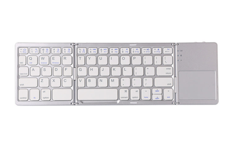 Ultra-mince tri-pli pliage tactile clavier - Ivory Deals Market