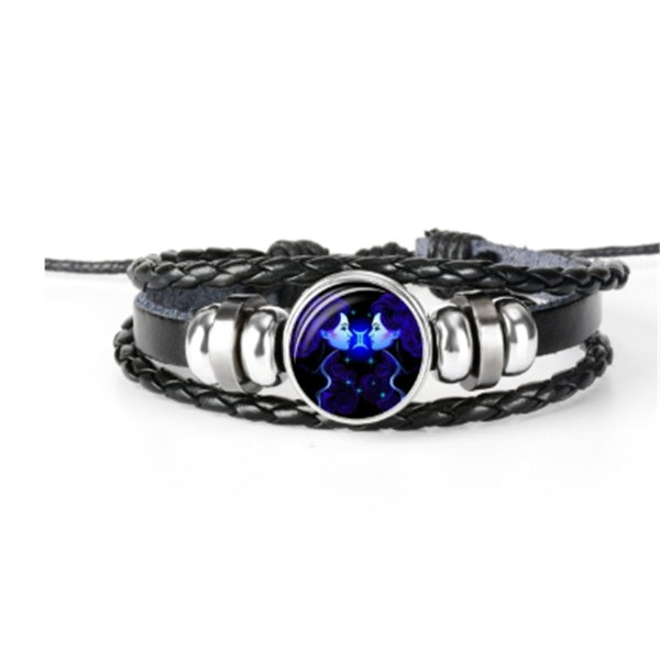 Zodiac Constellation Bracelet design tressé pour hommes femmes enfants - Ivory Deals Market