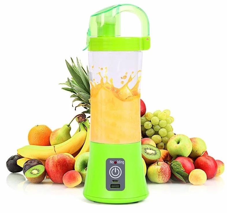 Mixeur à smoothie portable électrique pour fruits, rechargeable par USB.