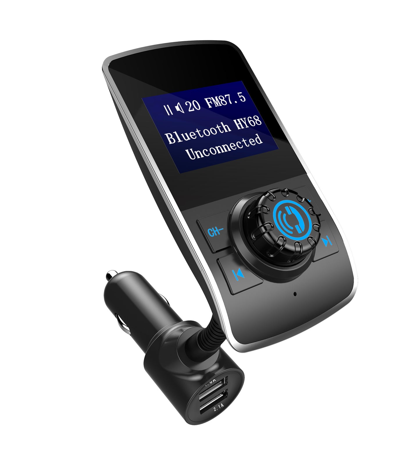 Voiture Bluetooth Mp3 Voiture FM Émetteur Voiture Bluetooth Mp3 Carte de lecteur