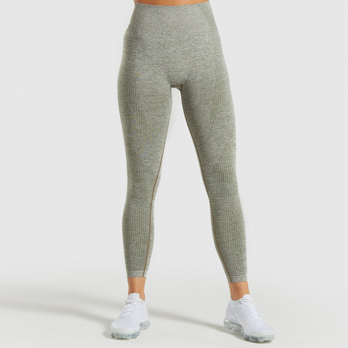 Pantalon de sport pour femme en jacquard sans couture.