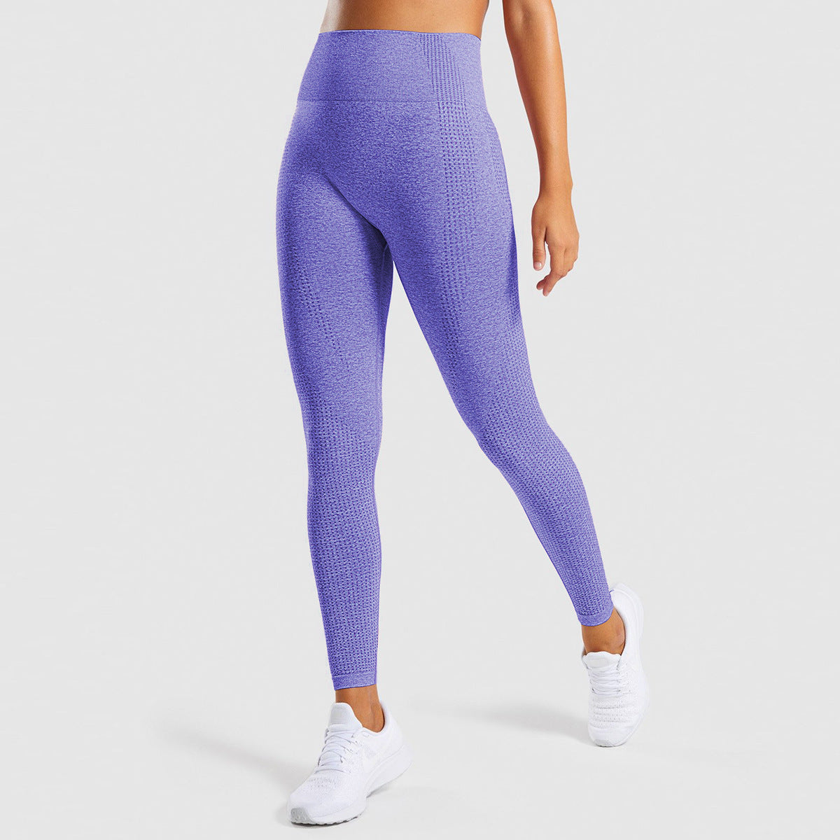 Pantalon de sport pour femme en jacquard sans couture.