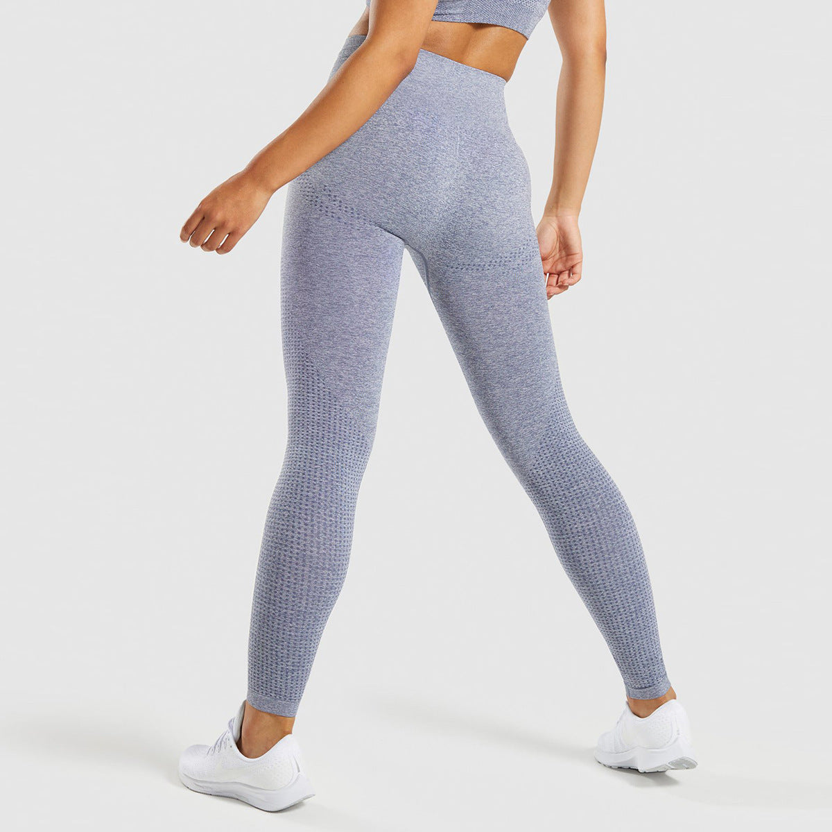 Pantalon de sport pour femme en jacquard sans couture.