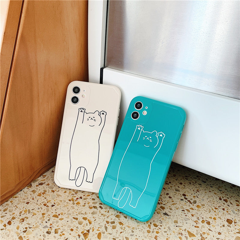 Ligne Chat Droite Bord TPU De Protection Manches - Ivory Deals Market