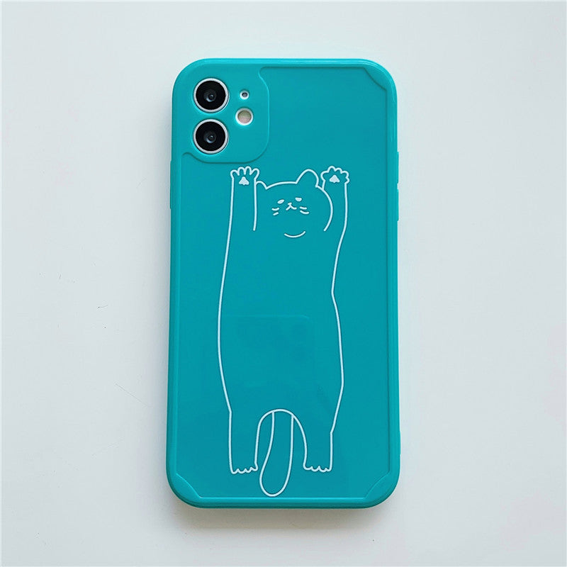 Ligne Chat Droite Bord TPU De Protection Manches - Ivory Deals Market