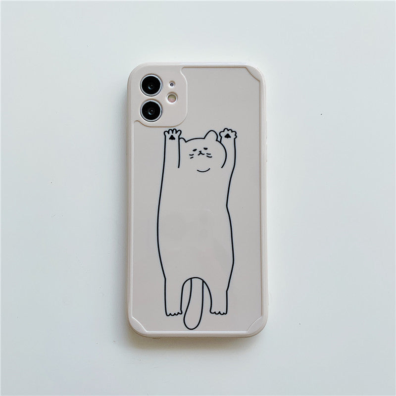 Ligne Chat Droite Bord TPU De Protection Manches - Ivory Deals Market