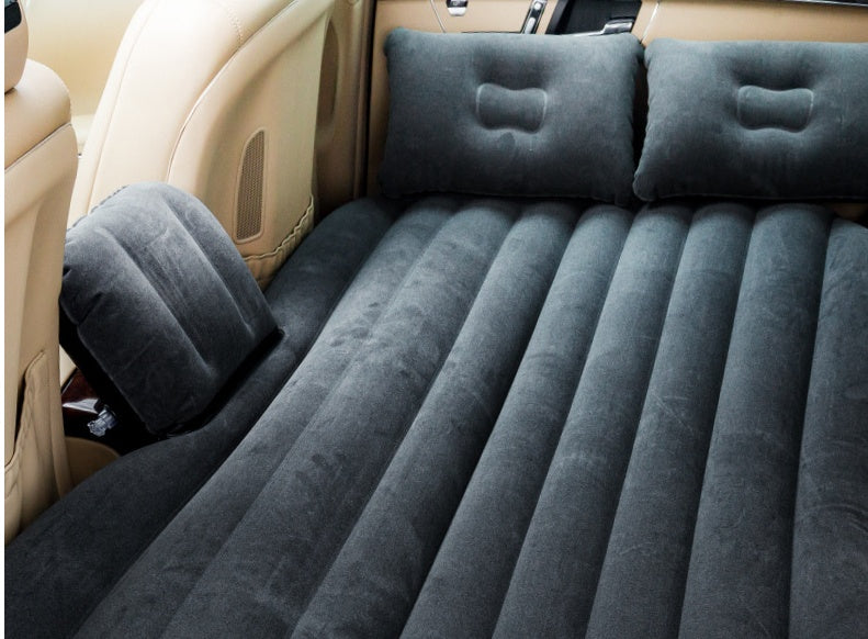 Matelas gonflable pour voiture en PVC avec revêtement floqué