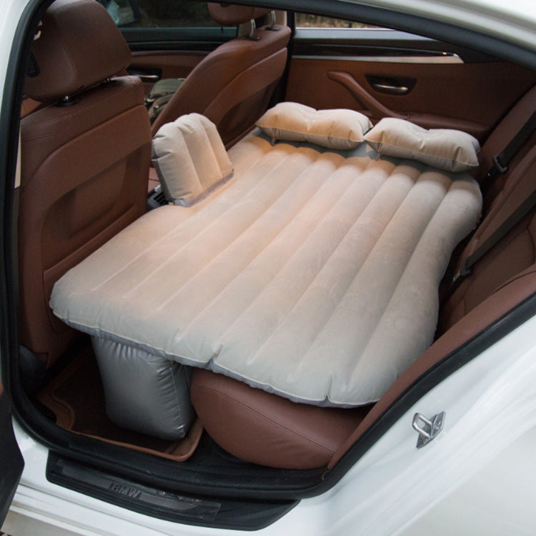 Matelas gonflable pour voiture en PVC avec revêtement floqué