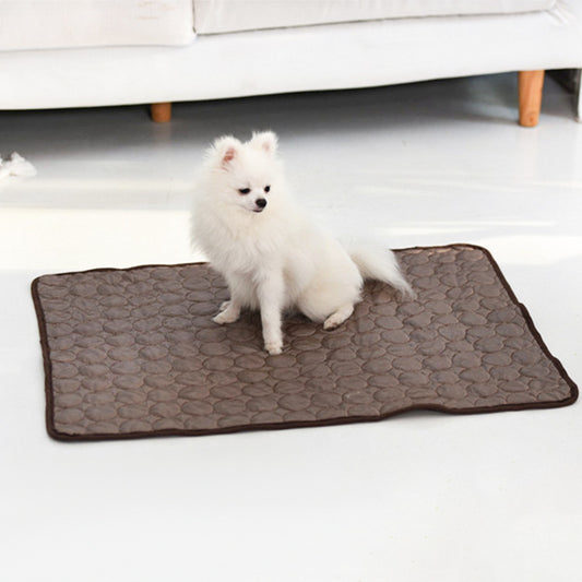 Summmer Chien Tapis De Refroidissement Patinoire Pour Chat Pet Canapé Lit Pliable Couverture Pour Petit Moyen Gros Chiens - Ivory Deals Market