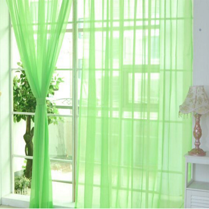 Rideaux en tulle solide modernes pour le salon, rideaux en tulle transparents pour la chambre à coucher.