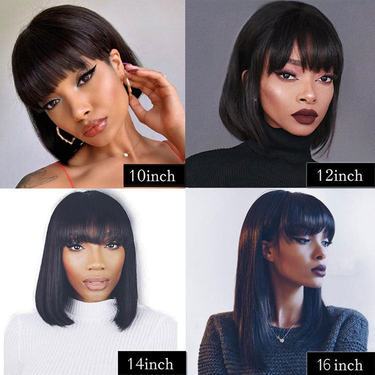 Unice Hair Full Machine Perruques de cheveux humains pour les femmes noires