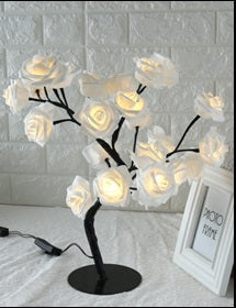 Rose lampe de table arbre à induction - Ivory Deals Market