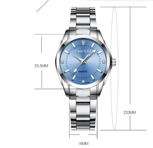 Montre de mode, montre pour dames, montre à quartz pour couple