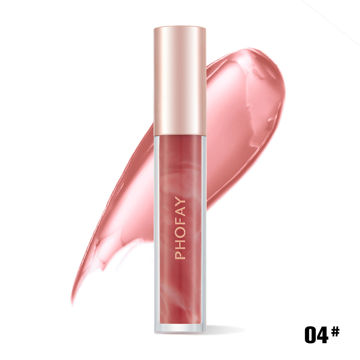 PHOFAY Rose Blooming Gloss à lèvres hydratant