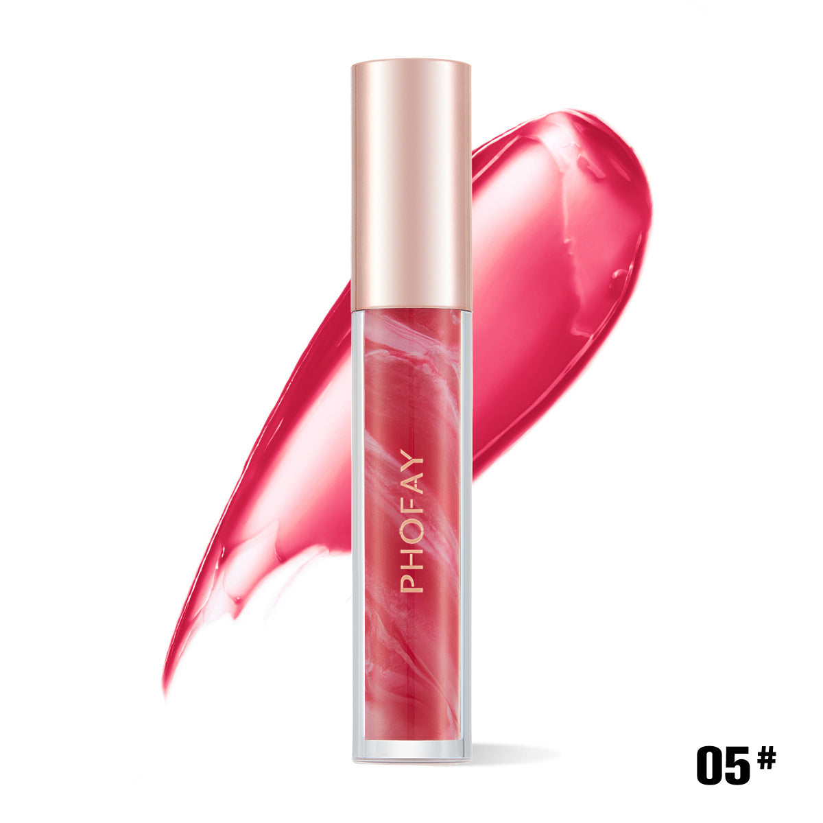 PHOFAY Rose Blooming Gloss à lèvres hydratant