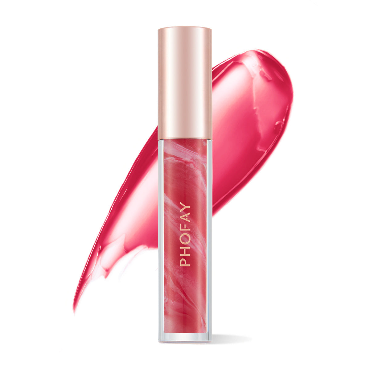 PHOFAY Rose Blooming Gloss à lèvres hydratant