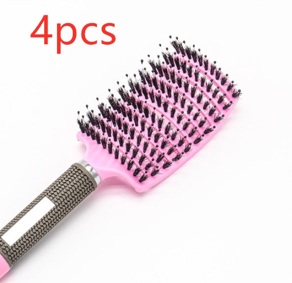 Brosse à cheveux Anti Klit Brushy Haarborstel Femmes Démêlant Brosse à cheveux Poils Nylon Cuir chevelu Massage Teaser Brosse à cheveux Peigne