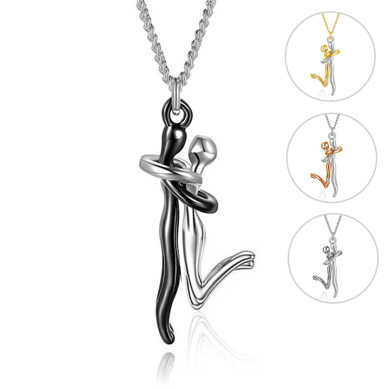 Collier en forme de cœur 18K pour couple, cadeau d'anniversaire, de la Saint-Valentin, mode simple, tempérament, chaîne de claviculaire, pendentif.