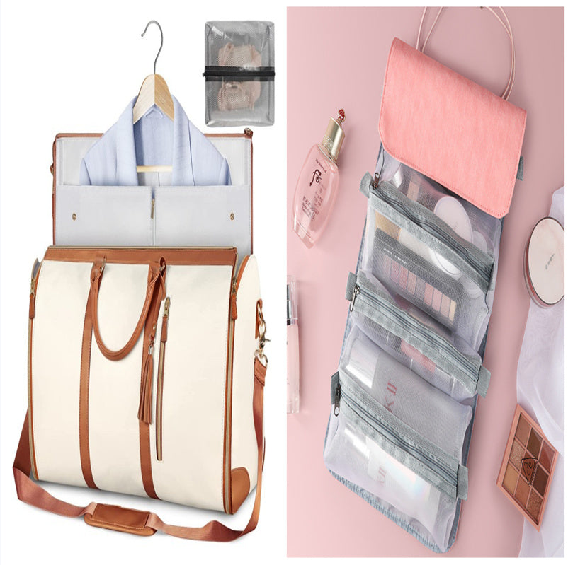 Sac à main de voyage grande capacité sac à main pour femmes, sac de costume pliant | fourre-tout imperméable - Ivory Deals Market