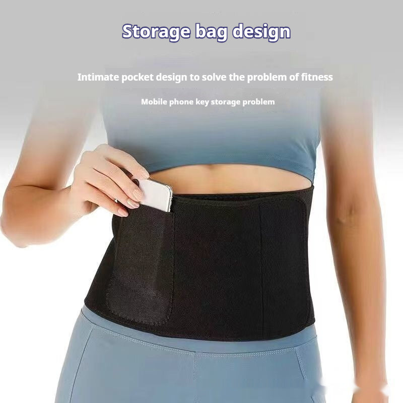 Ceinture de sudation pour le soutien de la taille lors des activités sportives et de fitness.