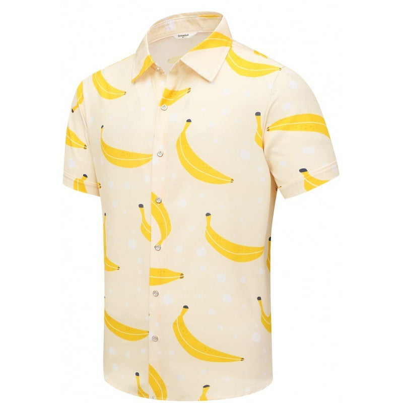 Chemise décontractée pour homme pour la plage.