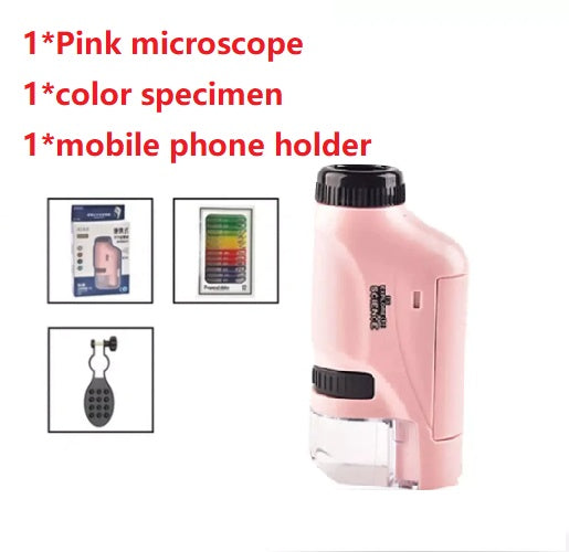 Mini créature de jouet de Microscope portatif optique portatif pour enfants