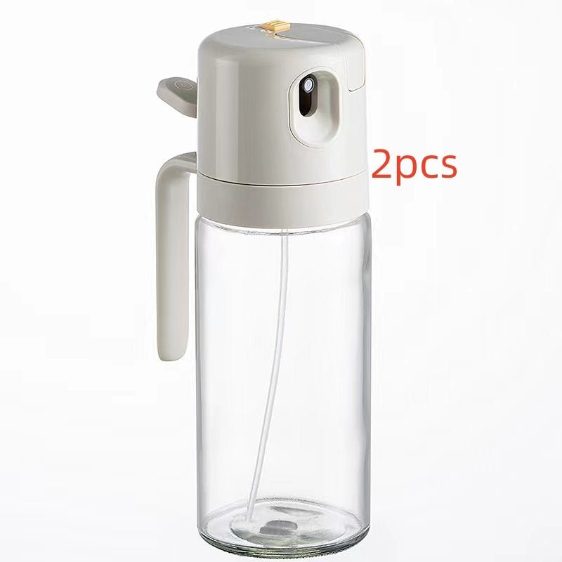 2 en 1 Bouteille Pulvérisateur d'Huile pour Barbecue Distributeur d'Huile d'Olive Pulvérisateur de Cuisine Bouteille de Vinaigre - Ivory Deals Market