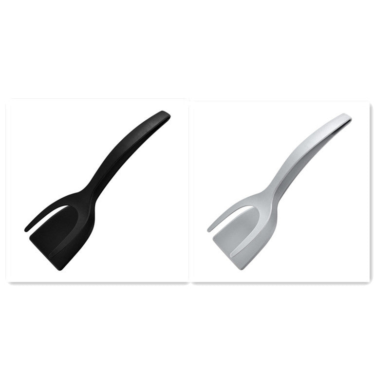 2 en 1 Pince et Spatule pour Oeufs, Pince à Pancakes, Omelette et Pain Perdu - Accessoires de Cuisine - Ivory Deals Market