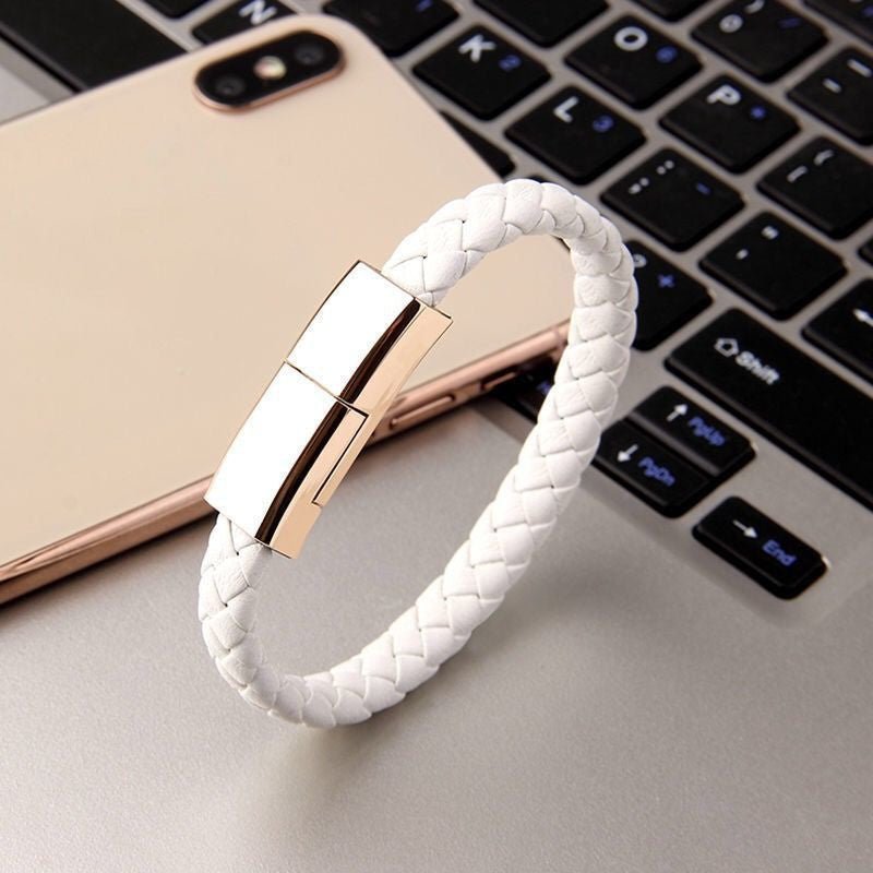 2022 nouveau Bracelet Chargeur USB De Charge Câble de Données De Charge Cordon Pour IPhone14 13 Max USB C Câble Pour Téléphone Micro câble - Ivory Deals Market