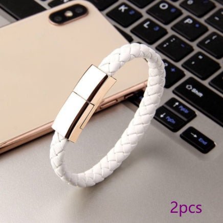 2022 nouveau Bracelet Chargeur USB De Charge Câble de Données De Charge Cordon Pour IPhone14 13 Max USB C Câble Pour Téléphone Micro câble - Ivory Deals Market