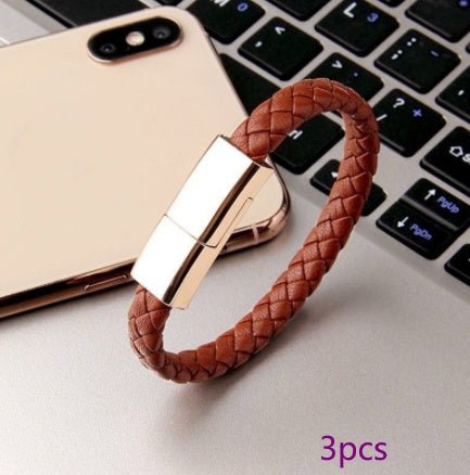 2022 nouveau Bracelet Chargeur USB De Charge Câble de Données De Charge Cordon Pour IPhone14 13 Max USB C Câble Pour Téléphone Micro câble - Ivory Deals Market