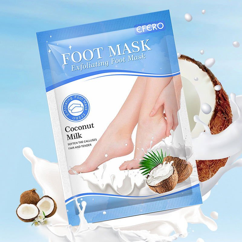 2024 nouveau masque exfoliant pour les pieds SPA pédicure chaussettes enlever la peau morte talons blanchissants peeling pieds soins de la peau anti fissuré - Ivory Deals Market