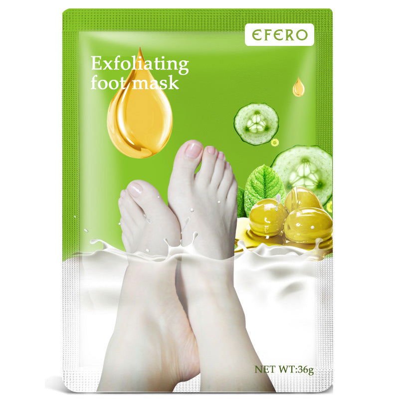 2024 nouveau masque exfoliant pour les pieds SPA pédicure chaussettes enlever la peau morte talons blanchissants peeling pieds soins de la peau anti fissuré - Ivory Deals Market