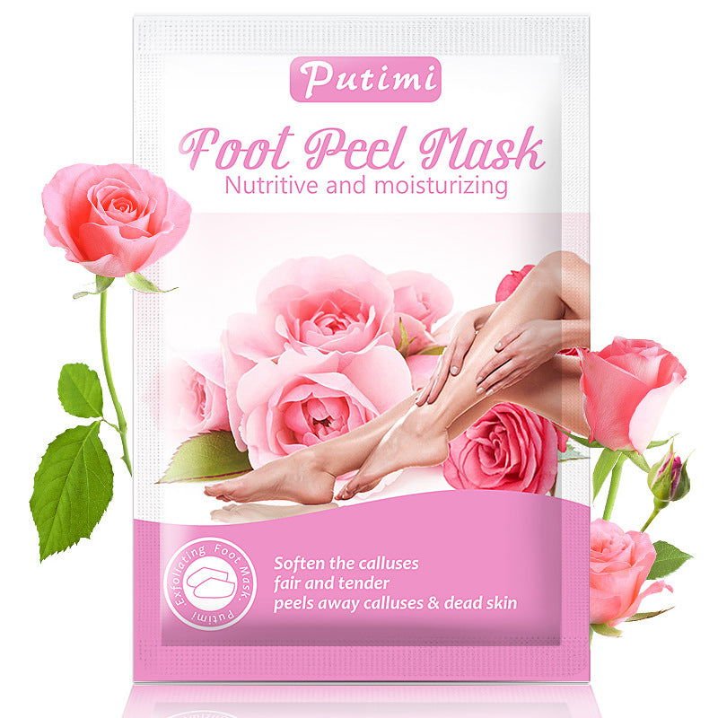 2024 nouveau masque exfoliant pour les pieds SPA pédicure chaussettes enlever la peau morte talons blanchissants peeling pieds soins de la peau anti fissuré - Ivory Deals Market